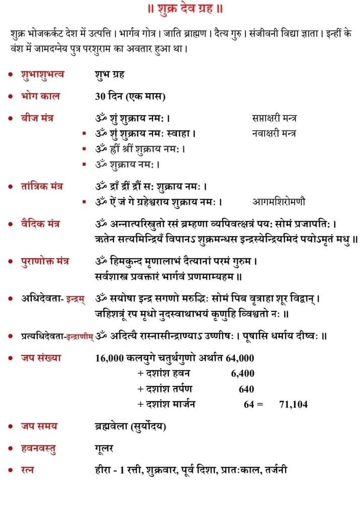 Shukra Yantra Mala